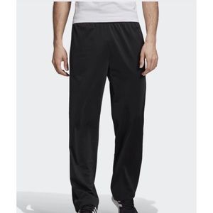 ADIDAS Black Three Stripe Jogger Pants